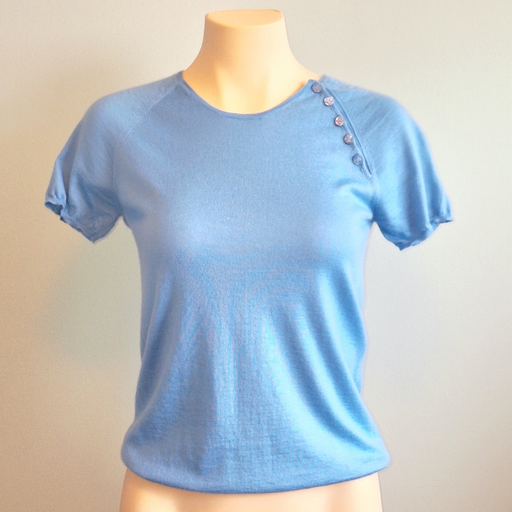 Louis Vuitton authentic cashmere blue sweater